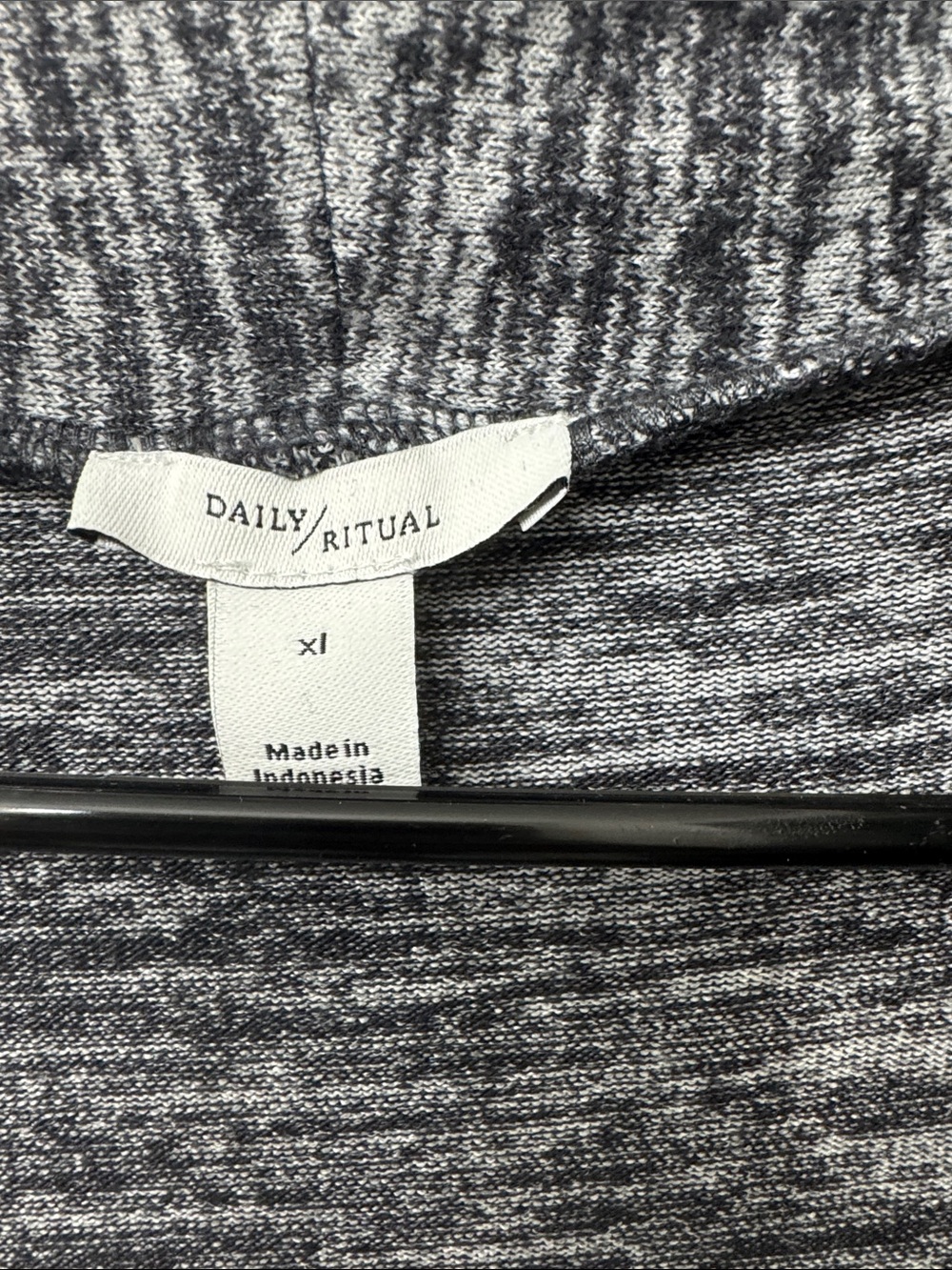 Daily Ritual Gray Marled Open-Front Cardigan - Picture 2 of 3